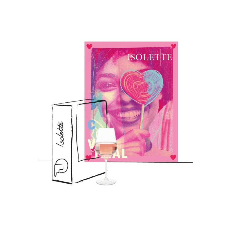 Convivial – półwytrawne rosé bag-in-box | Château Isolette