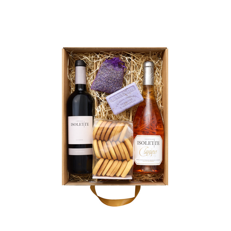 Zestaw Elegance Lavande I Sklep z winem Château Isolette